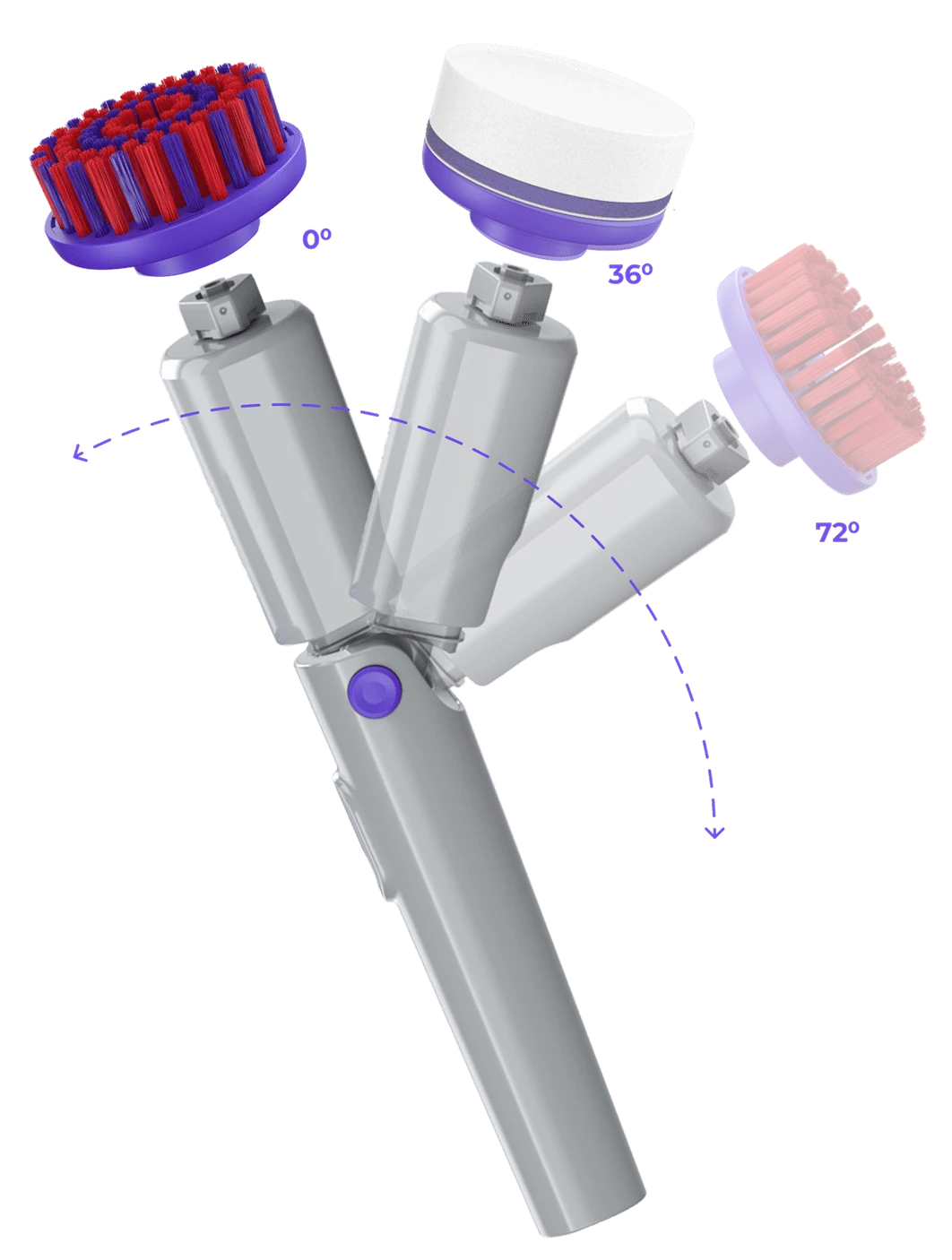 Synoshi Pro Smart Design — Cordless Spin Scrubber